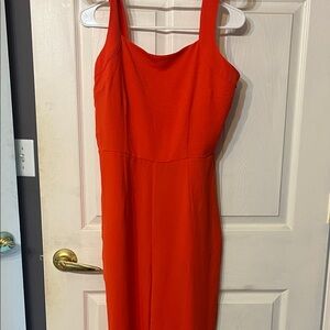 Rachel Zoe Vibrant Orange Jumpsuit